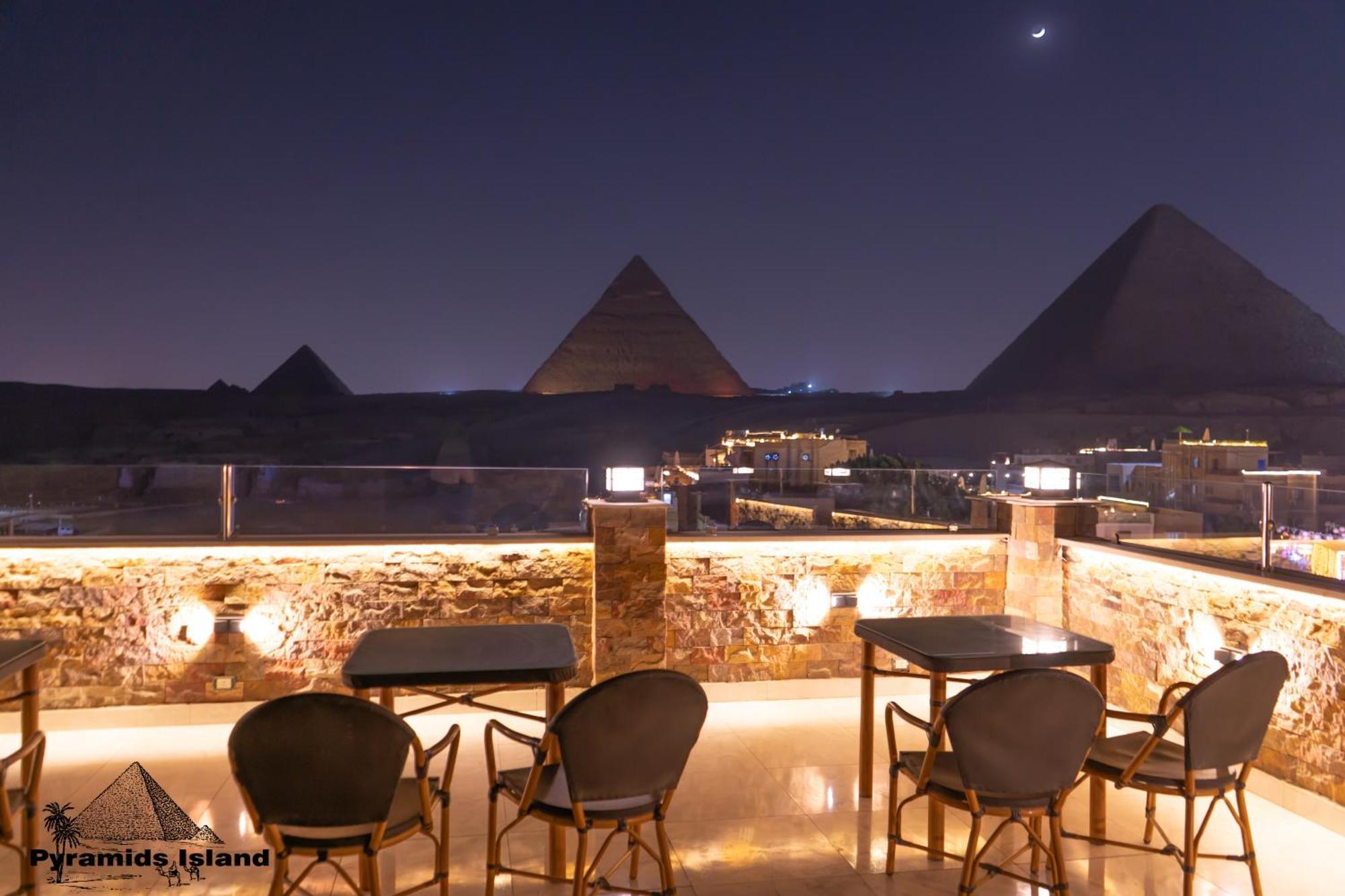 Pyramids Island Bed & Breakfast Kafrat al Jabal ภายนอก รูปภาพ