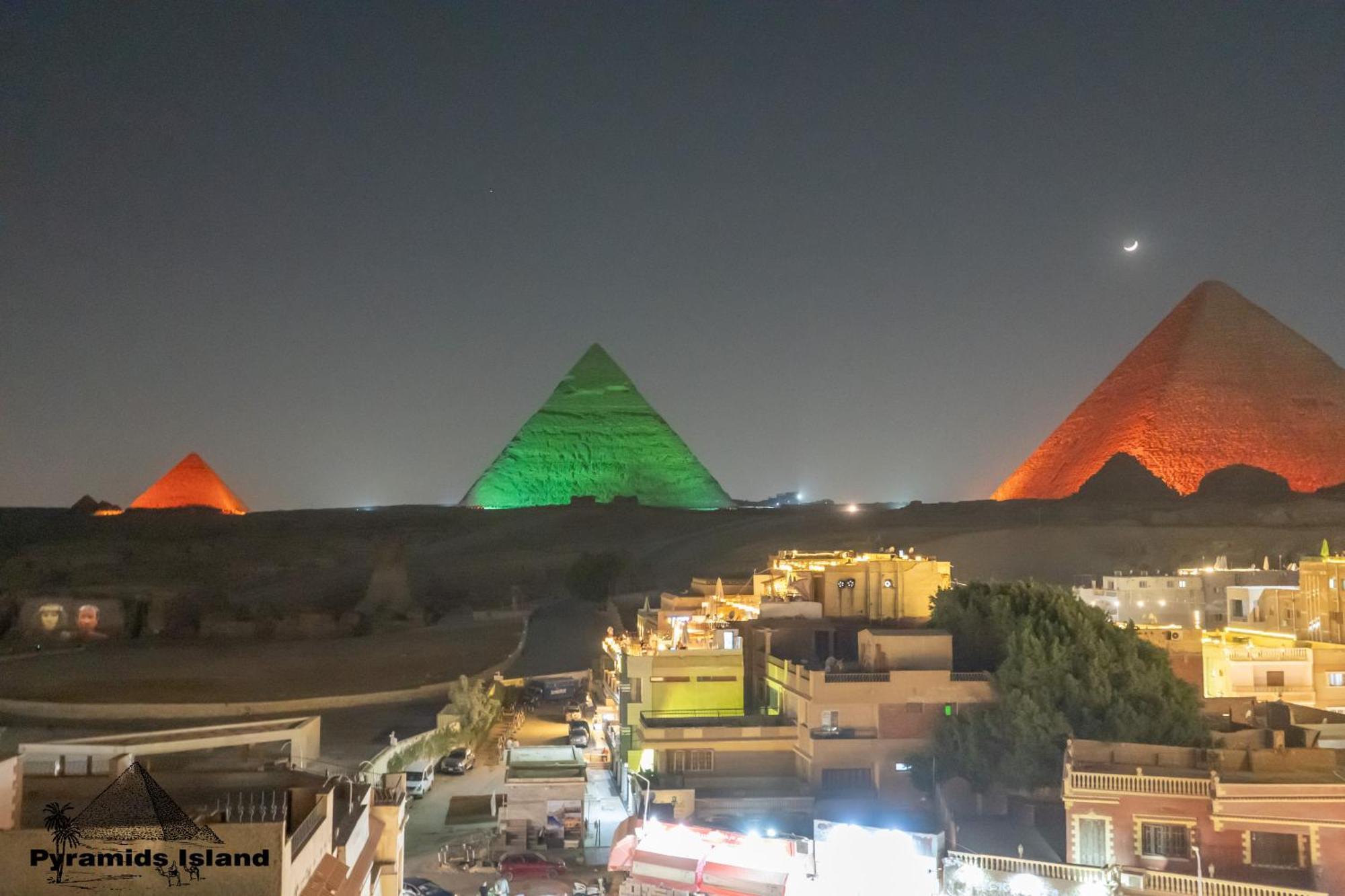 Pyramids Island Bed & Breakfast Kafrat al Jabal ภายนอก รูปภาพ