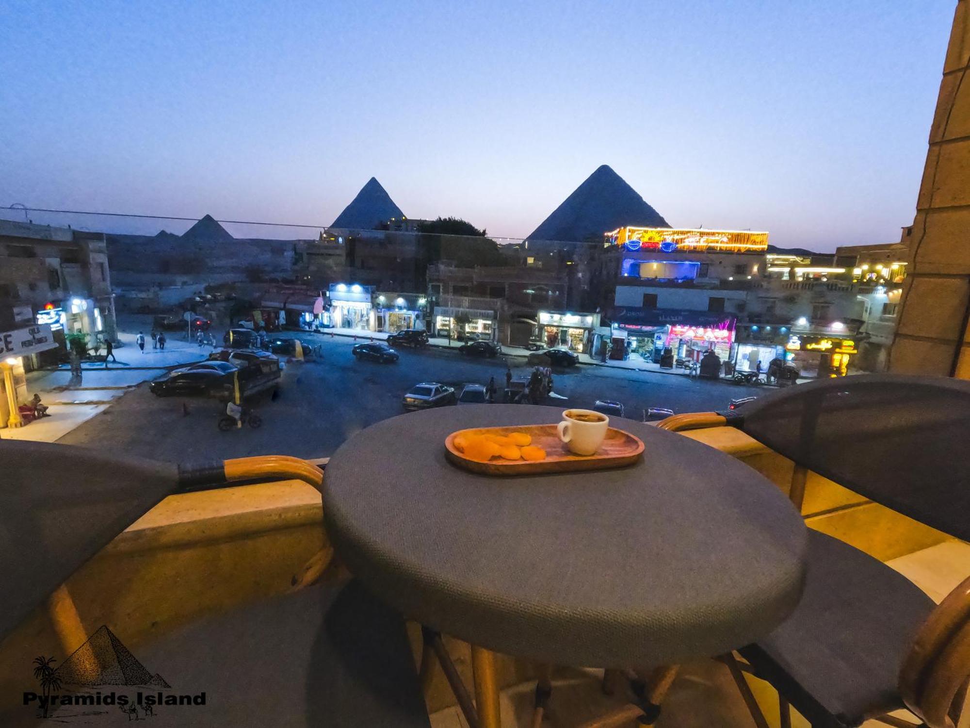 Pyramids Island Bed & Breakfast Kafrat al Jabal ภายนอก รูปภาพ