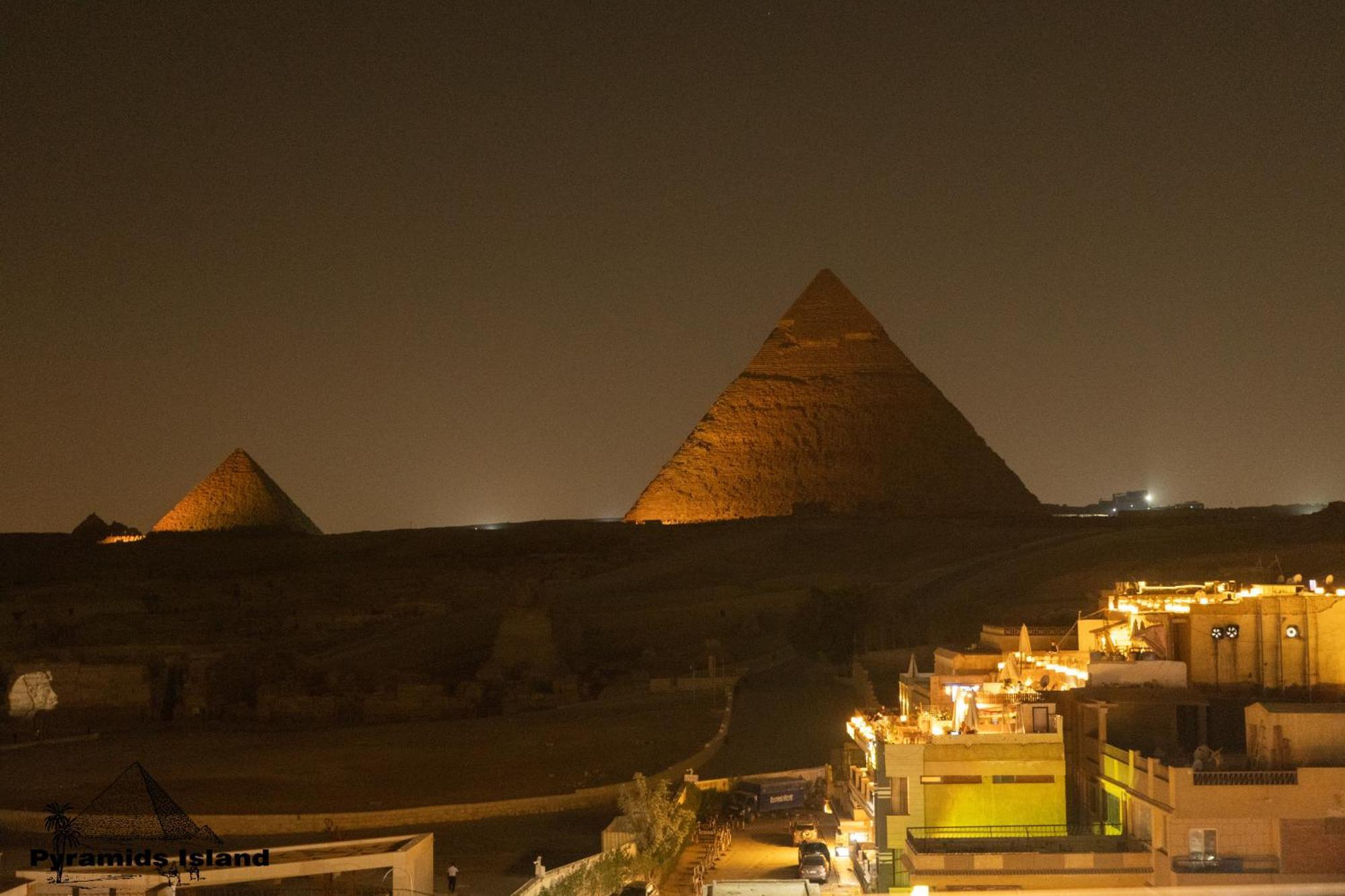 Pyramids Island Bed & Breakfast Kafrat al Jabal ภายนอก รูปภาพ
