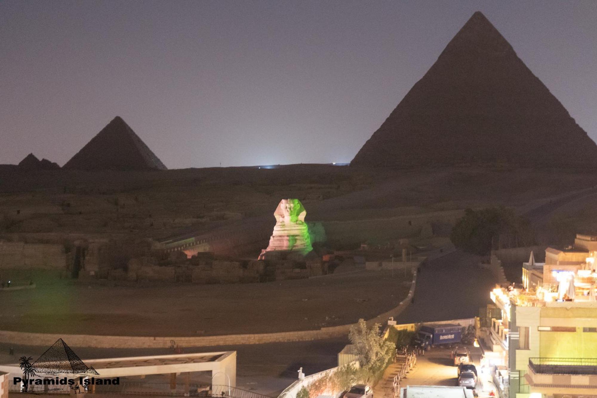 Pyramids Island Bed & Breakfast Kafrat al Jabal ภายนอก รูปภาพ