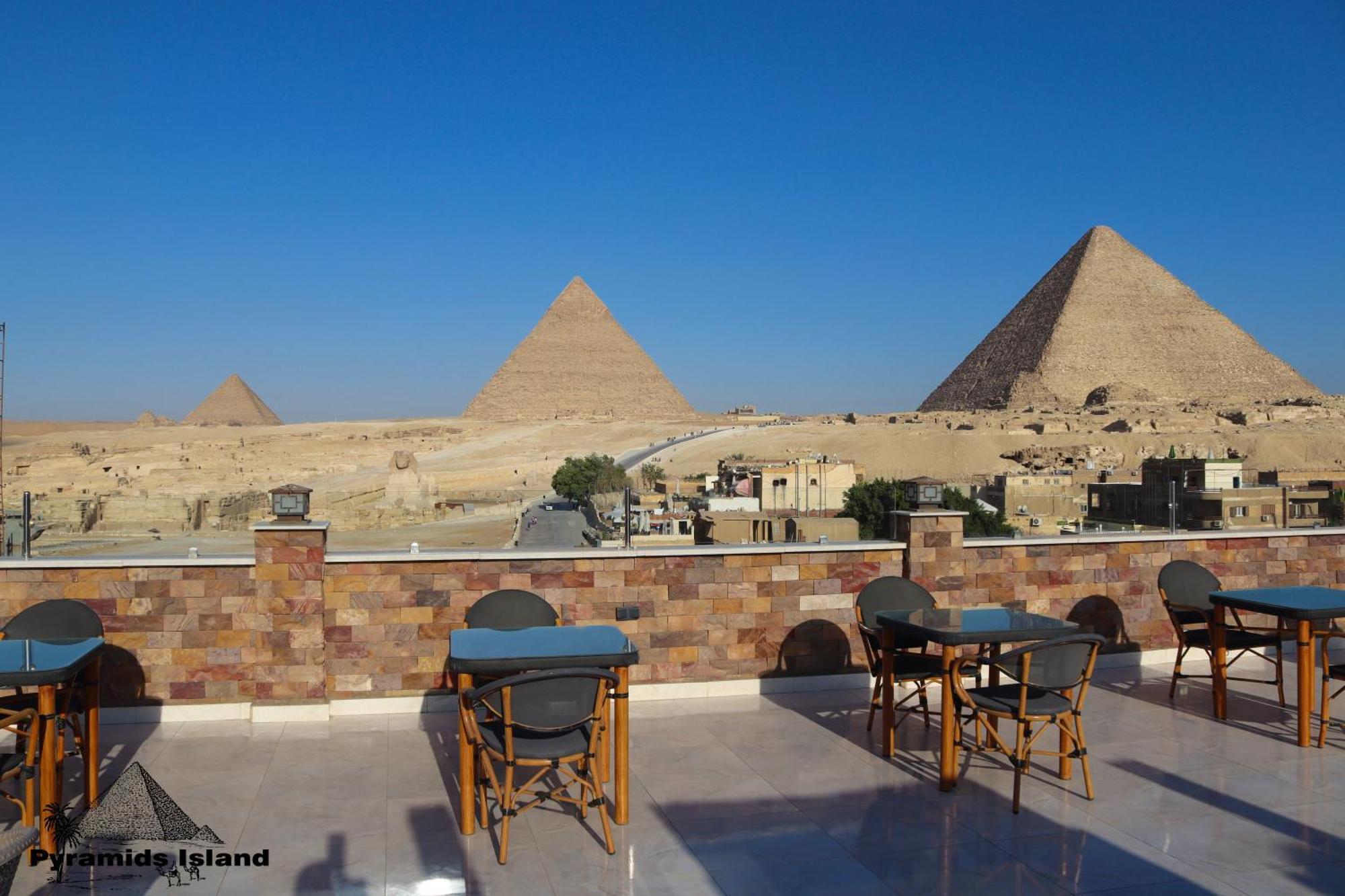 Pyramids Island Bed & Breakfast Kafrat al Jabal ภายนอก รูปภาพ