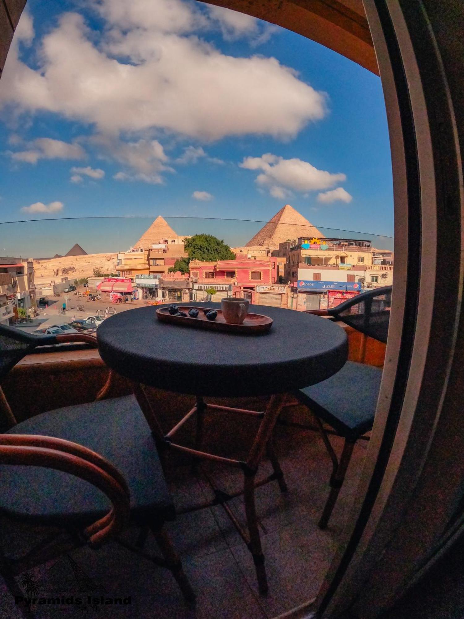 Pyramids Island Bed & Breakfast Kafrat al Jabal ภายนอก รูปภาพ