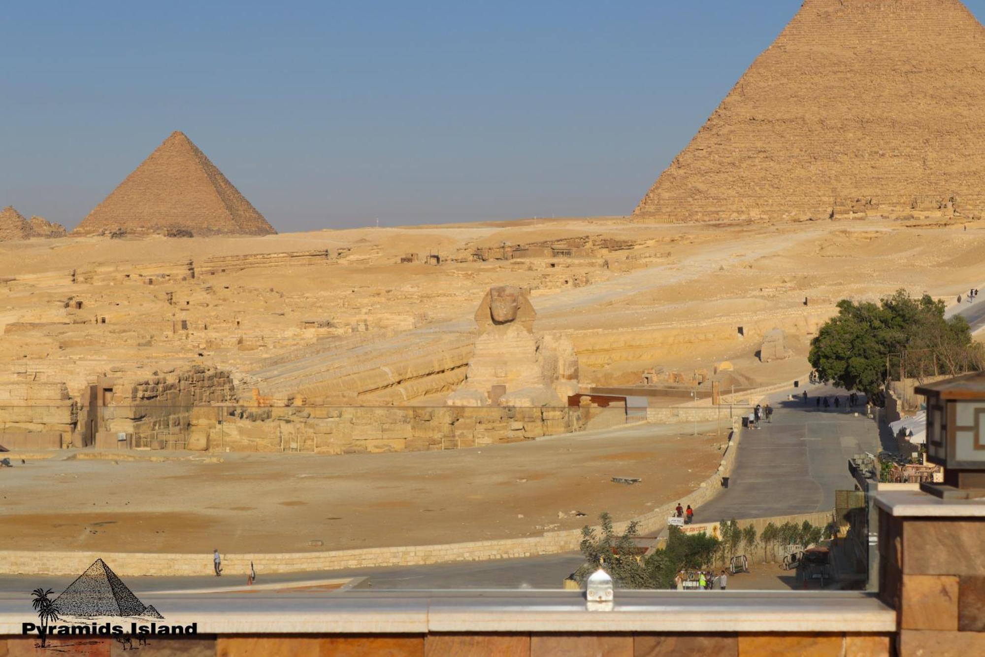 Pyramids Island Bed & Breakfast Kafrat al Jabal ภายนอก รูปภาพ
