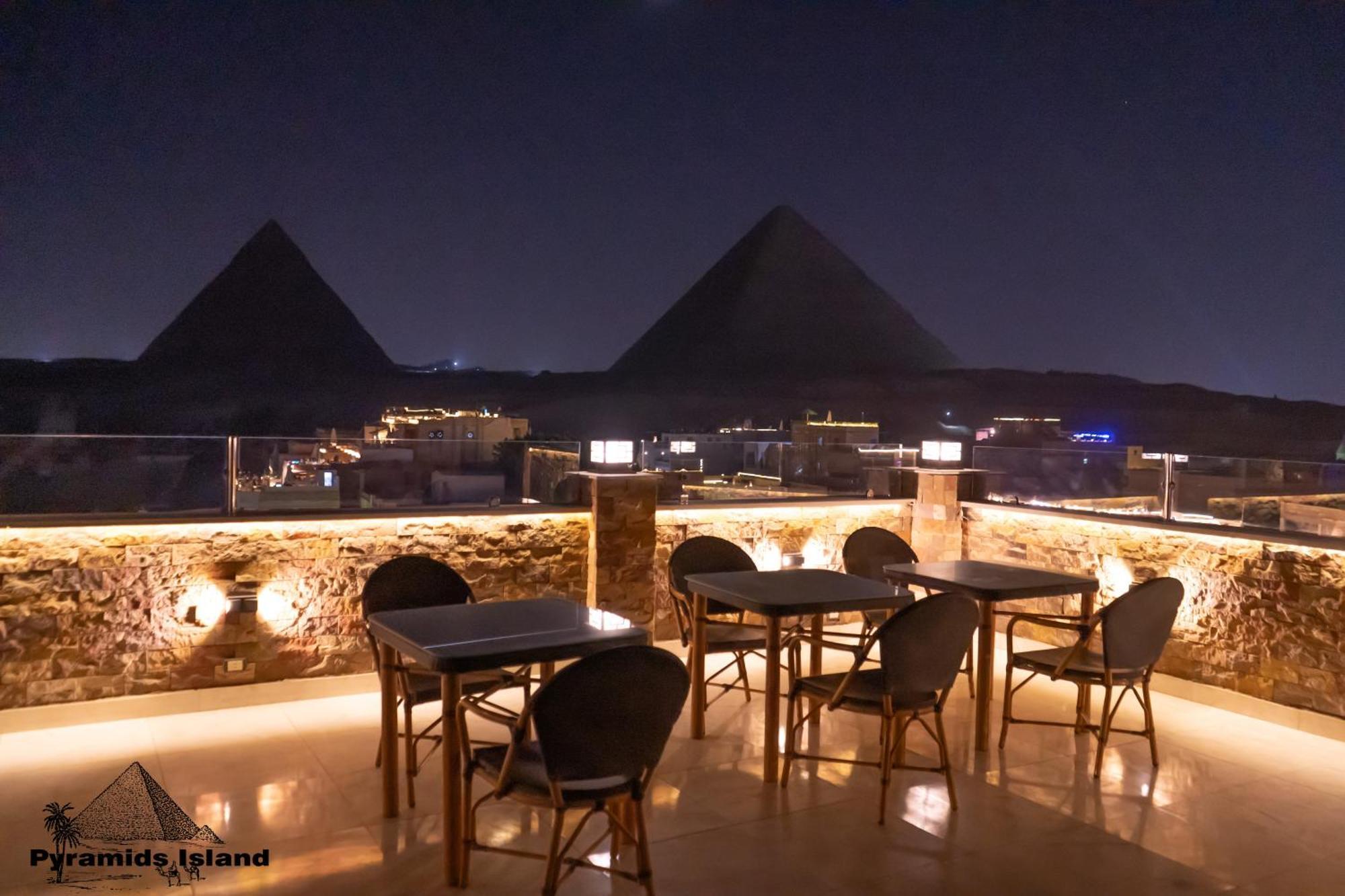 Pyramids Island Bed & Breakfast Kafrat al Jabal ภายนอก รูปภาพ