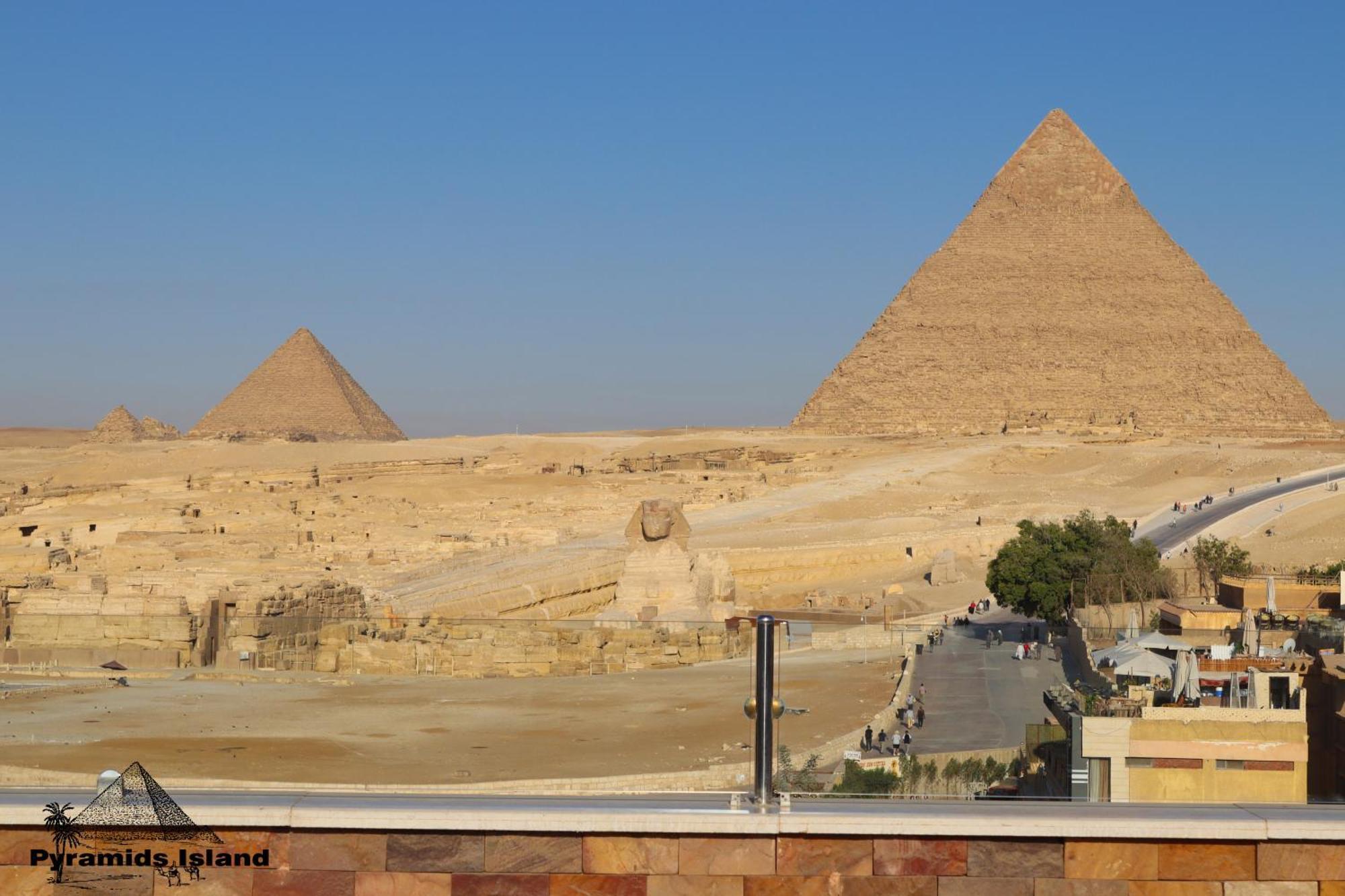 Pyramids Island Bed & Breakfast Kafrat al Jabal ภายนอก รูปภาพ