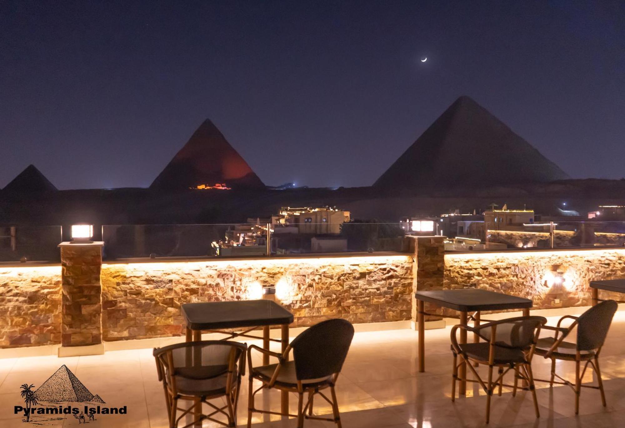 Pyramids Island Bed & Breakfast Kafrat al Jabal ภายนอก รูปภาพ