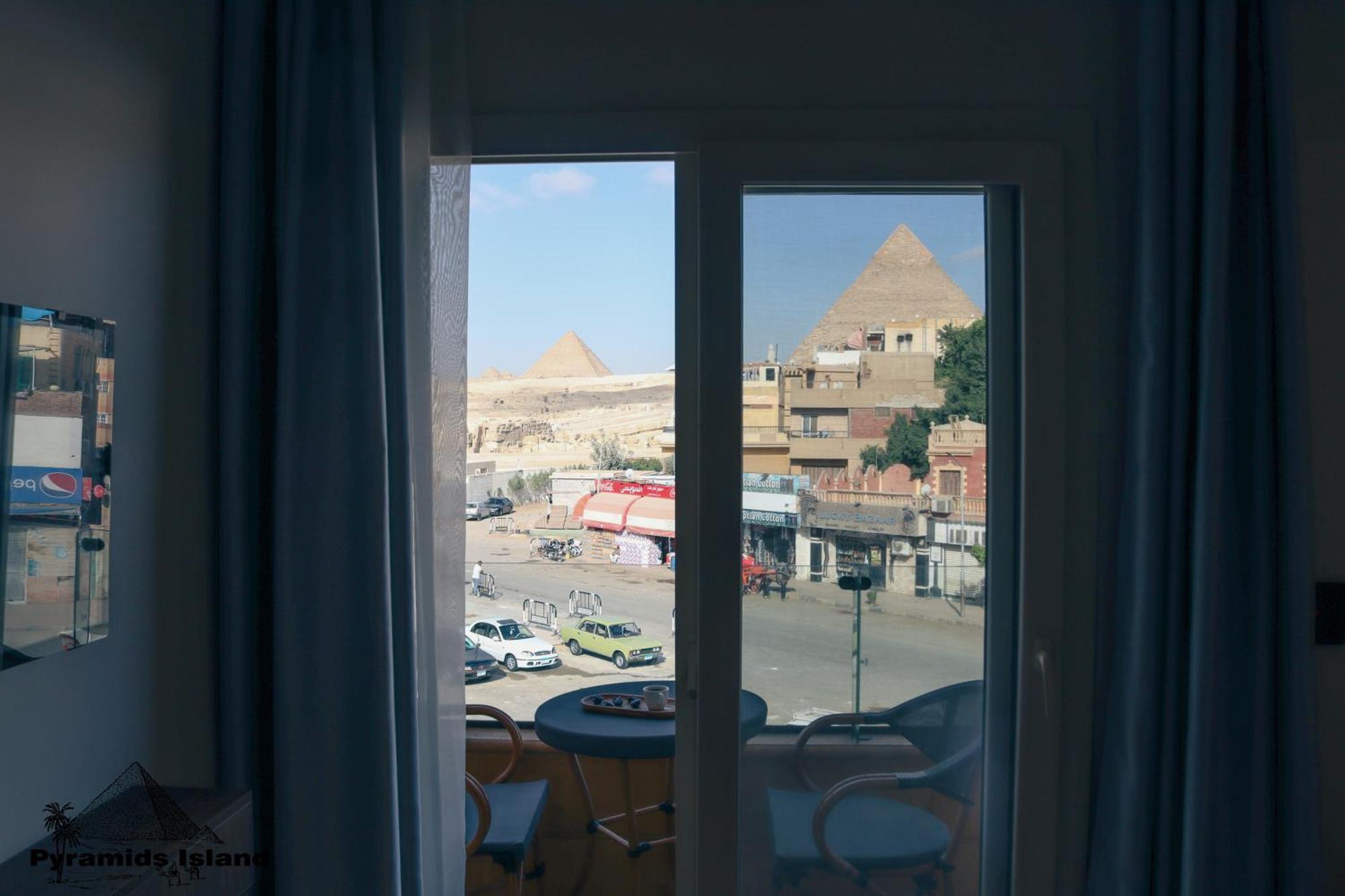 Pyramids Island Bed & Breakfast Kafrat al Jabal ภายนอก รูปภาพ
