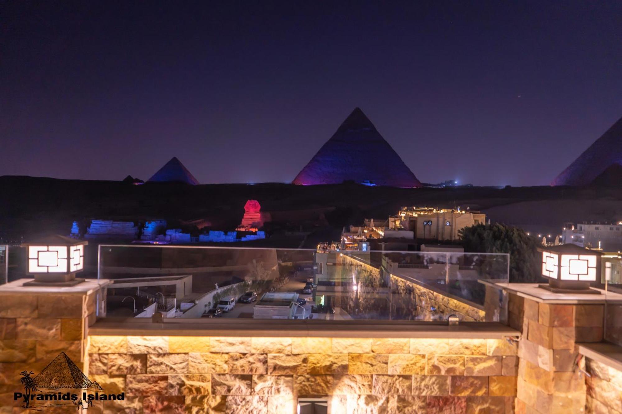 Pyramids Island Bed & Breakfast Kafrat al Jabal ภายนอก รูปภาพ