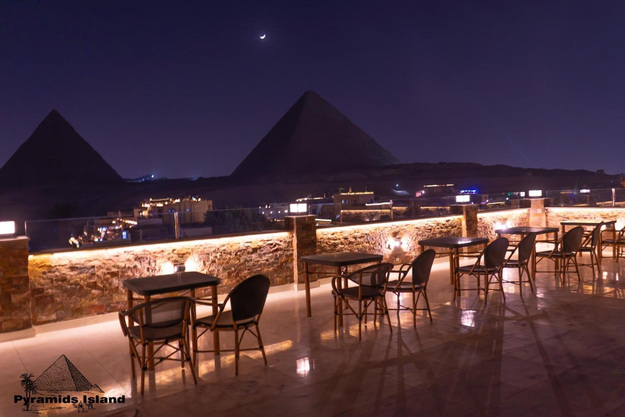Pyramids Island Bed & Breakfast Kafrat al Jabal ภายนอก รูปภาพ