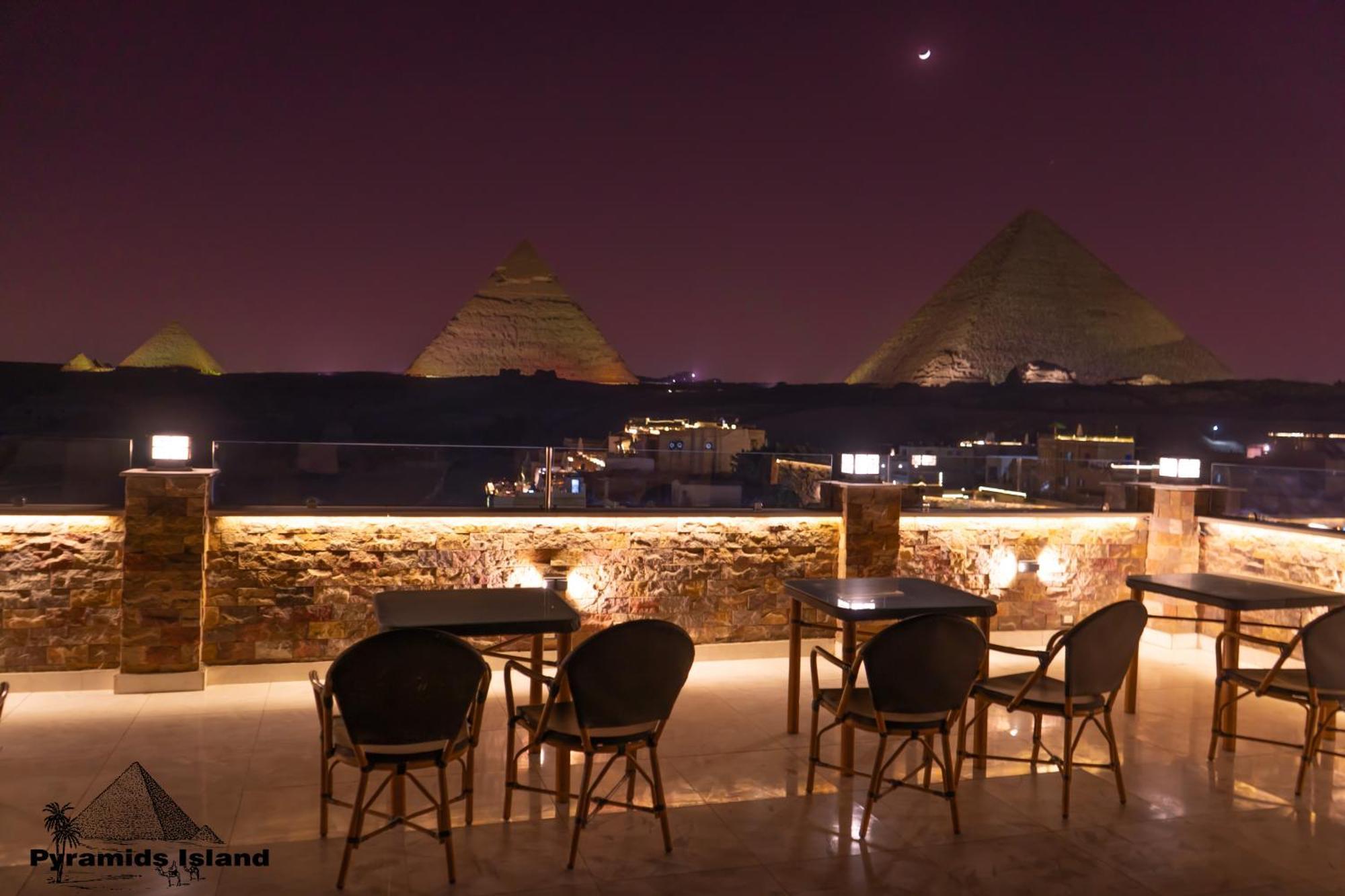 Pyramids Island Bed & Breakfast Kafrat al Jabal ภายนอก รูปภาพ