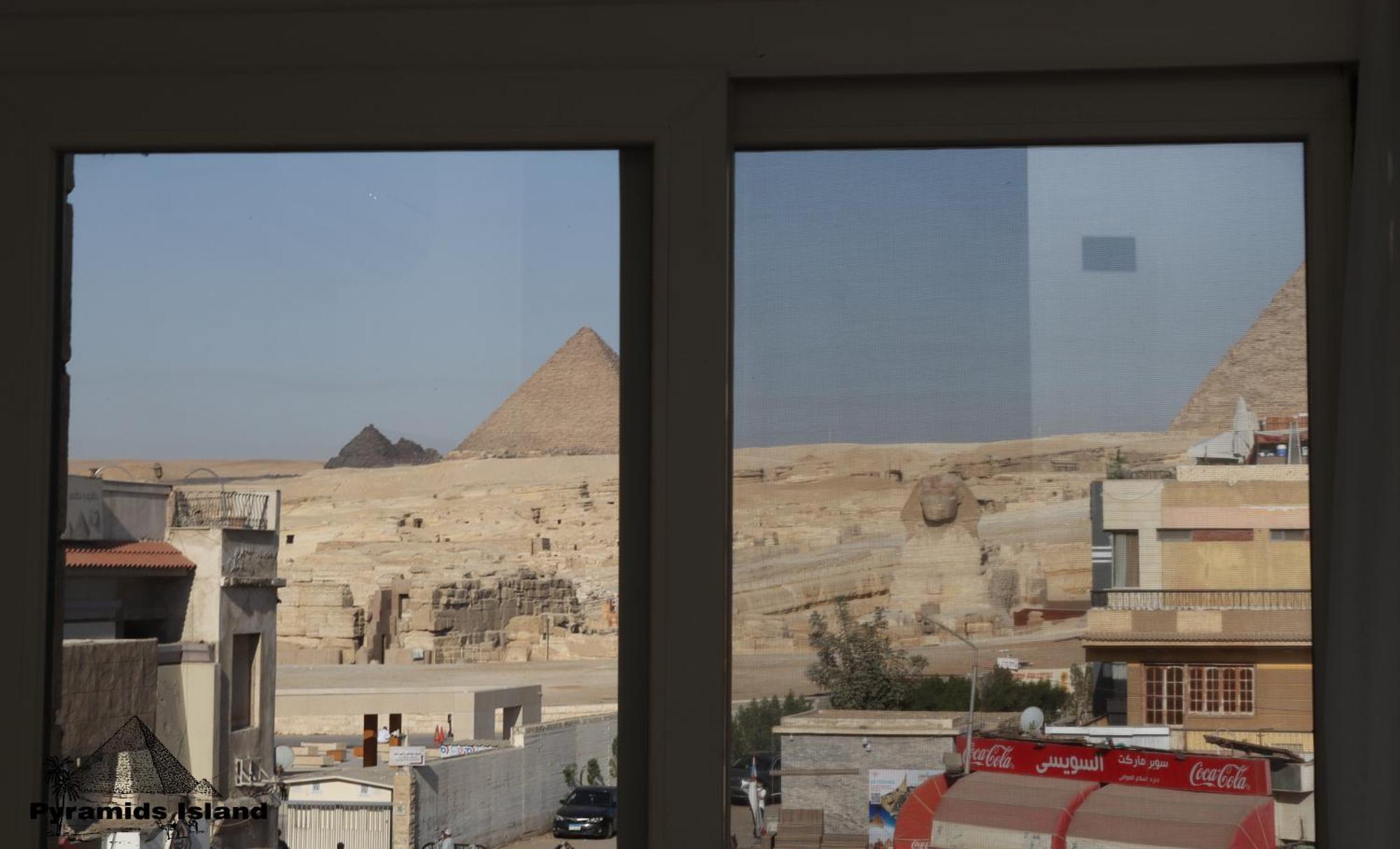 Pyramids Island Bed & Breakfast Kafrat al Jabal ภายนอก รูปภาพ