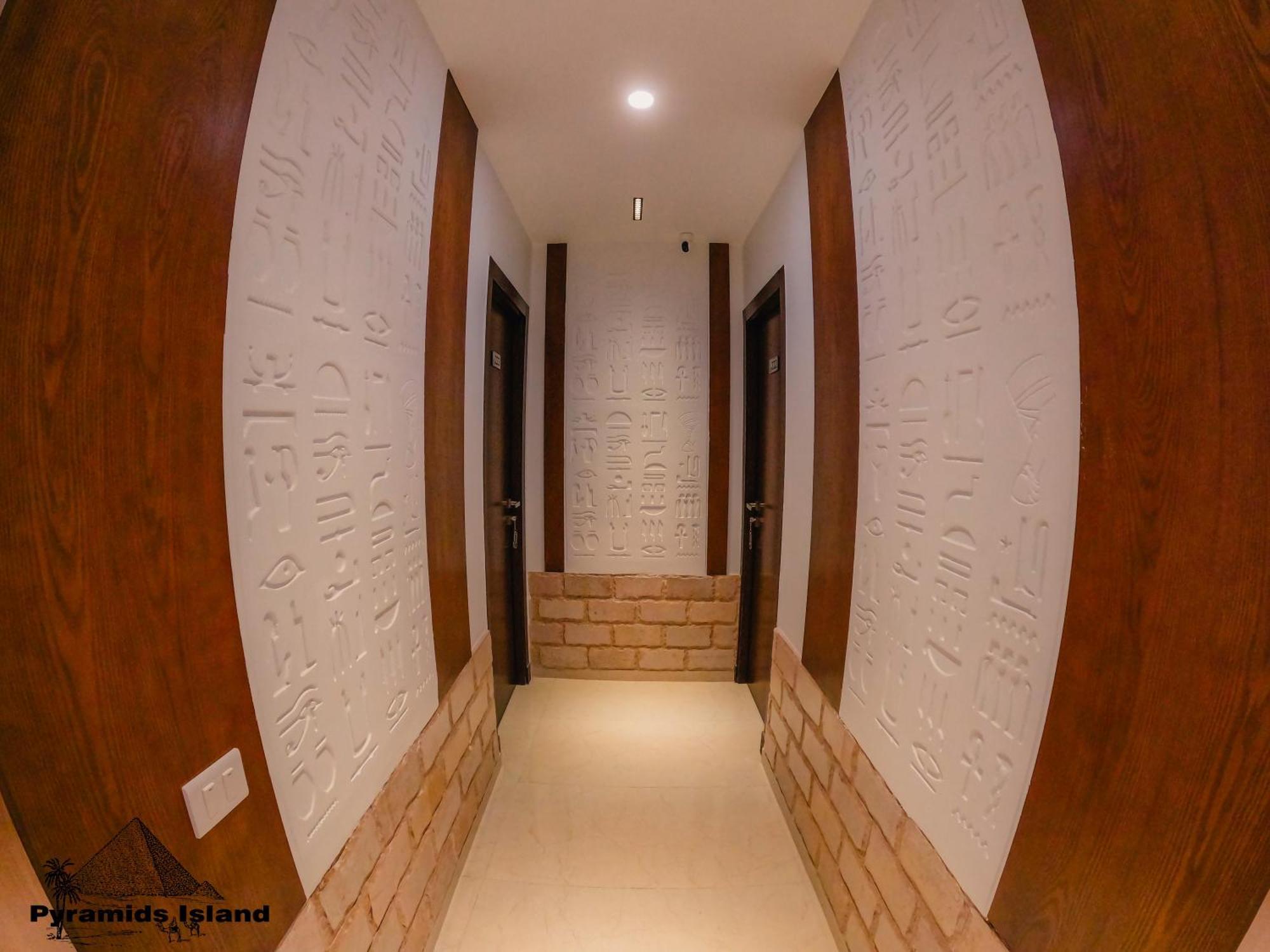 Pyramids Island Bed & Breakfast Kafrat al Jabal ภายนอก รูปภาพ