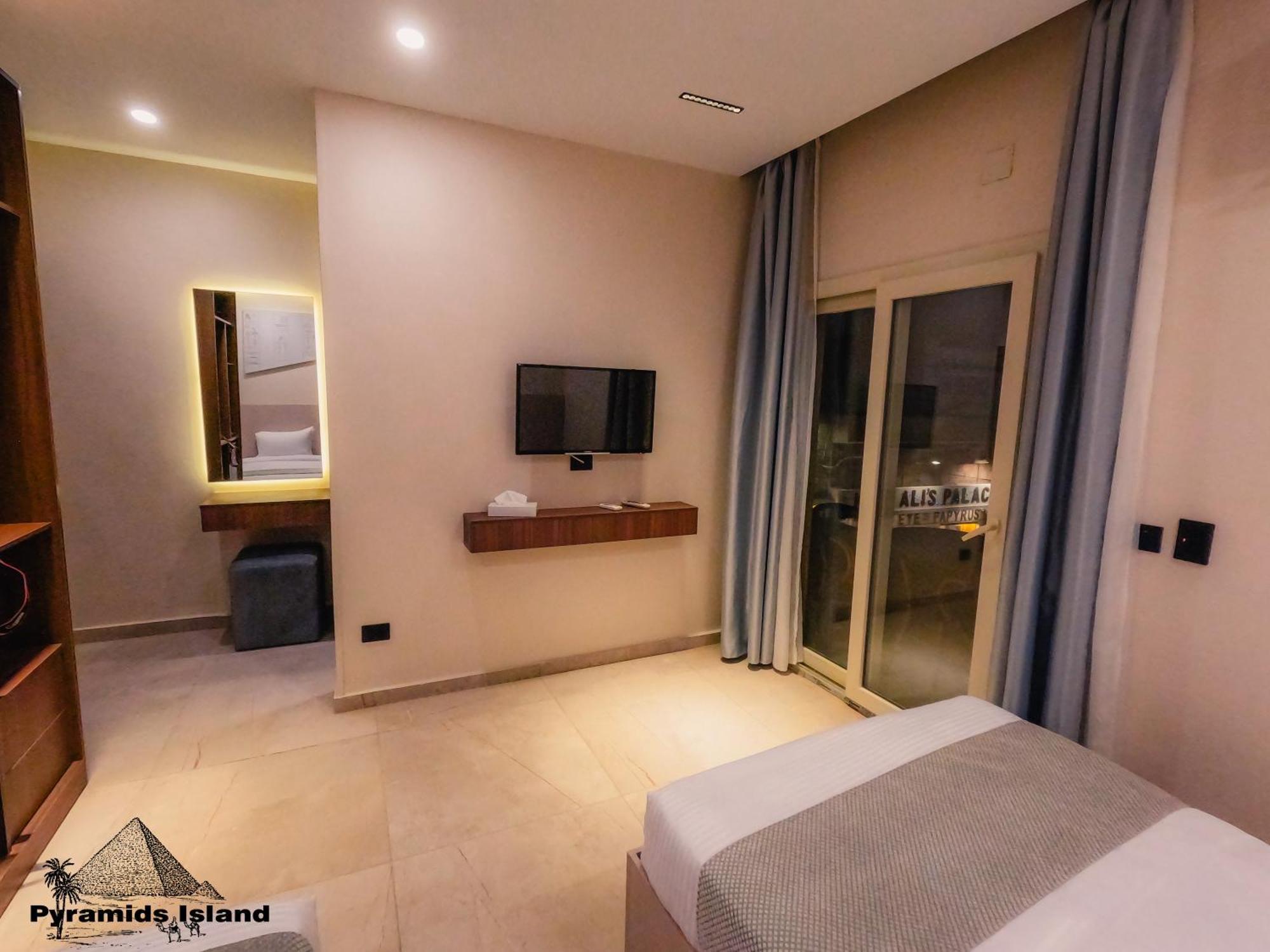 Pyramids Island Bed & Breakfast Kafrat al Jabal ภายนอก รูปภาพ