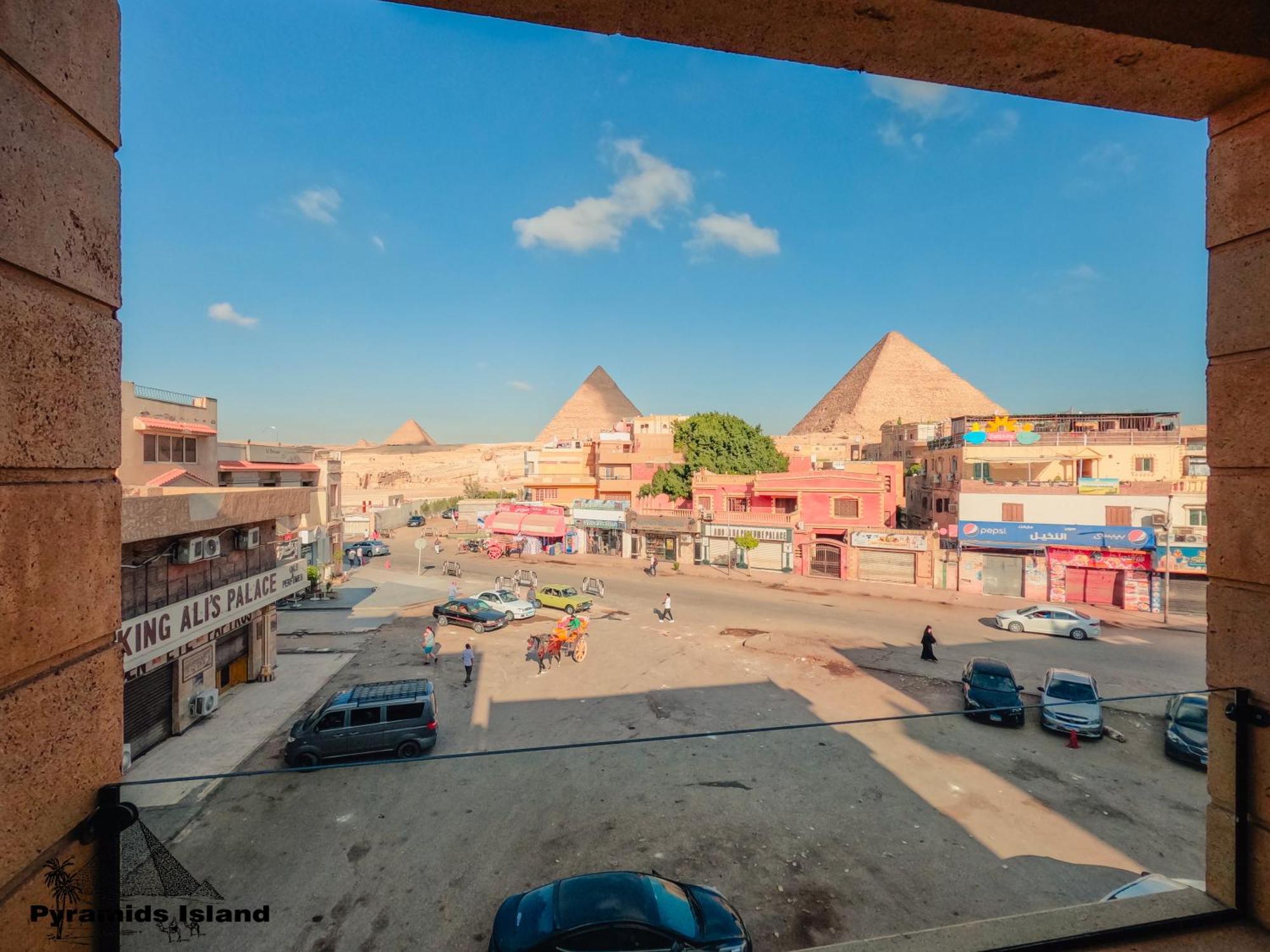 Pyramids Island Bed & Breakfast Kafrat al Jabal ภายนอก รูปภาพ