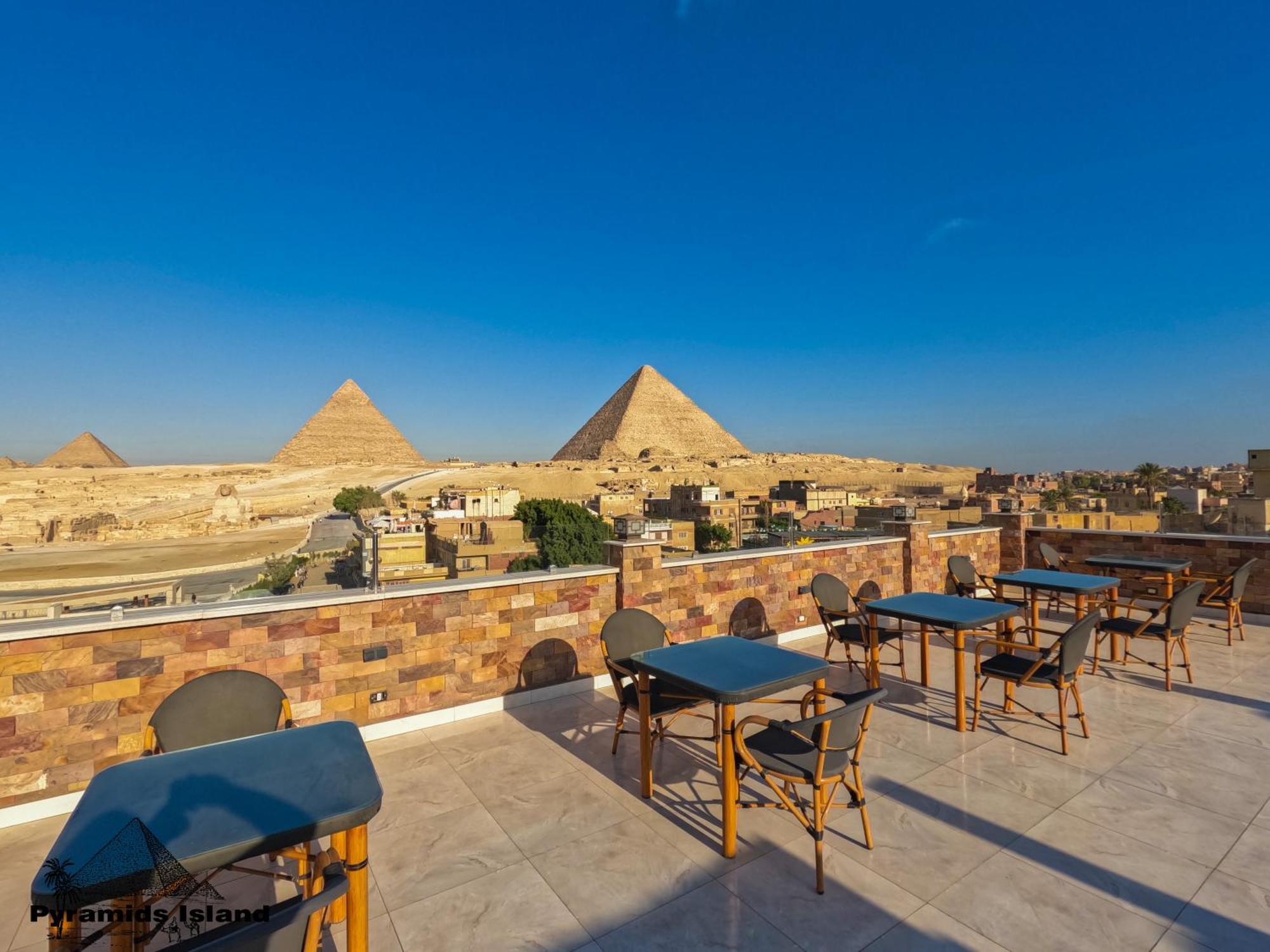 Pyramids Island Bed & Breakfast Kafrat al Jabal ภายนอก รูปภาพ