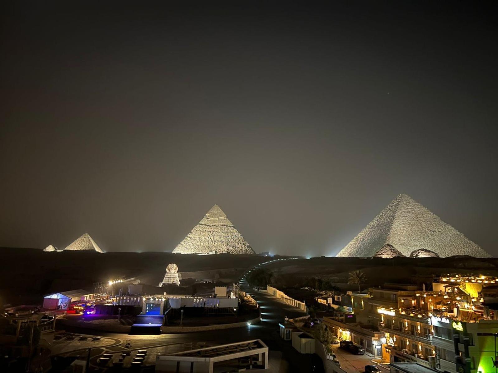Pyramids Island Bed & Breakfast Kafrat al Jabal ภายนอก รูปภาพ