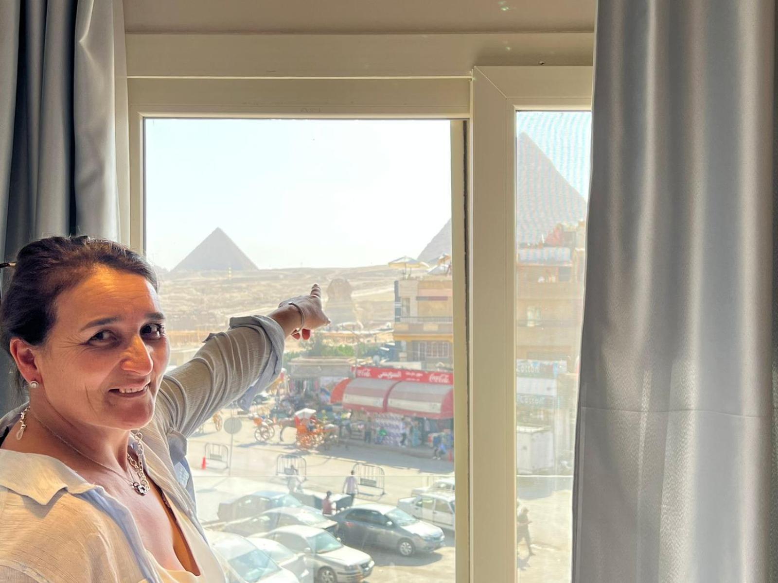 Pyramids Island Bed & Breakfast Kafrat al Jabal ภายนอก รูปภาพ